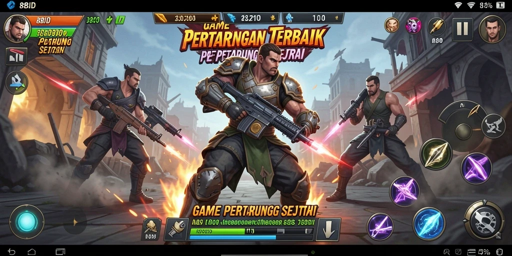 Tampilan gameplay menegangkan di 88ID dengan aksi pertarungan luar biasa.