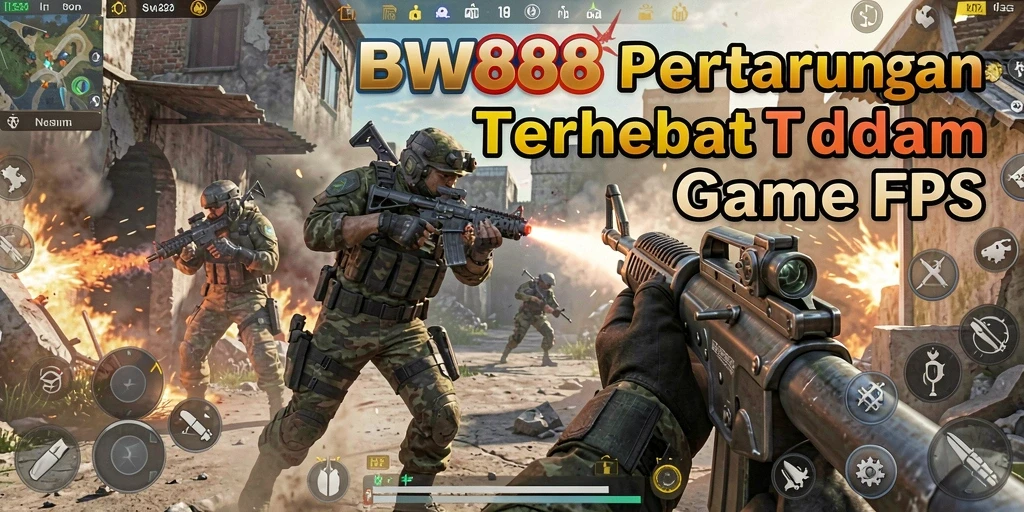 Gameplay BW888 menampilkan aksi tembak-menembak yang intens dan visual yang menakjubkan.