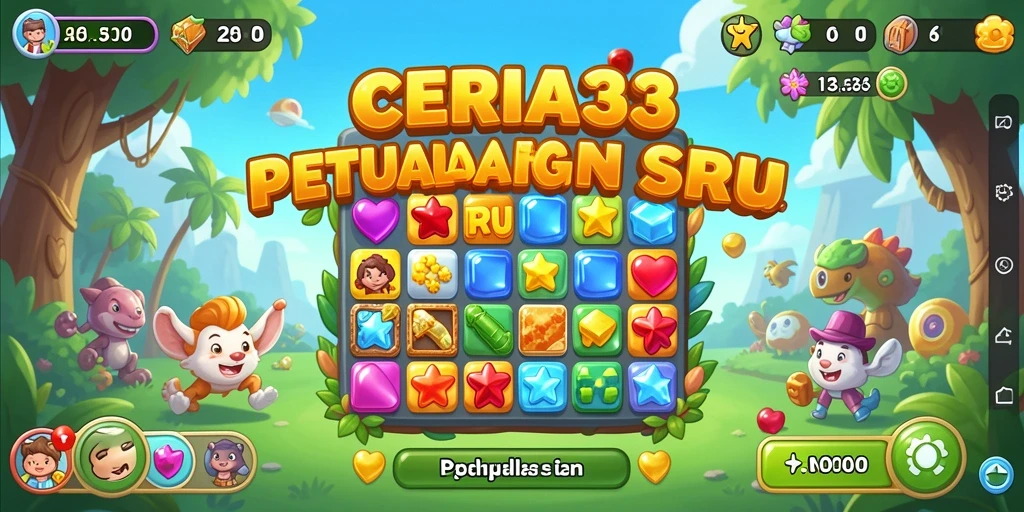 Tangkapan layar CERIA33 dengan gameplay seru dan penuh warna.