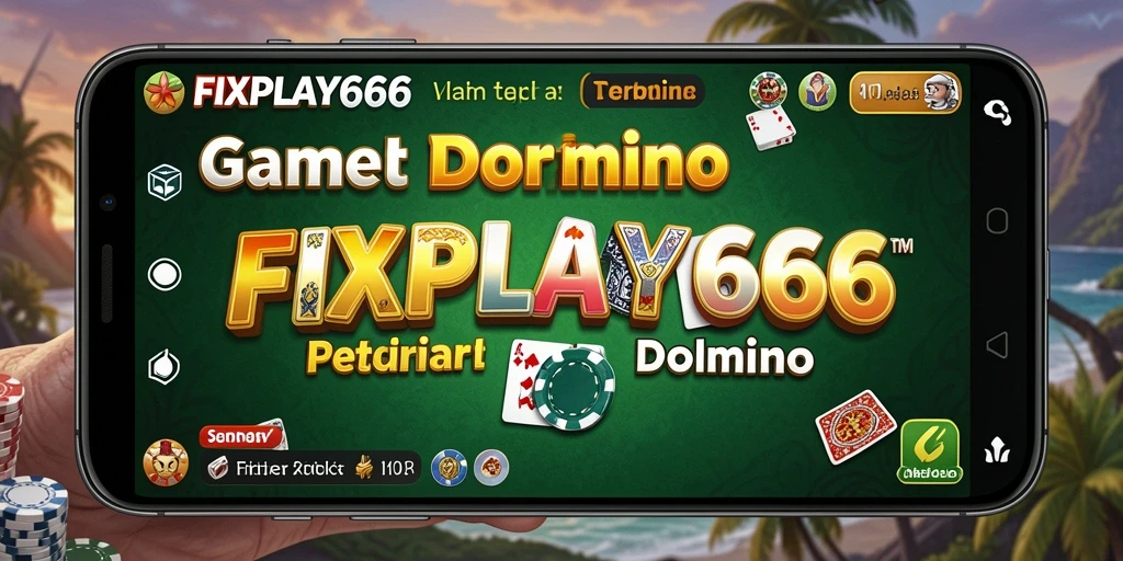 Screenshot gameplay FIXPLAY666 menampilkan aksi seru permainan Domino.