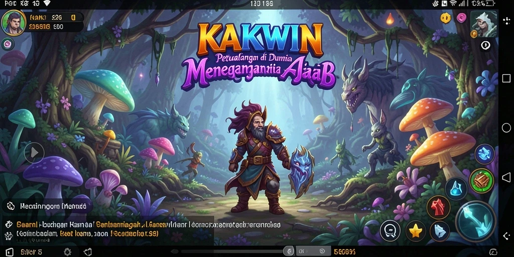 Tangkapan layar KAKWIN menampilkan aksi seru saat menjalani petualangan.
