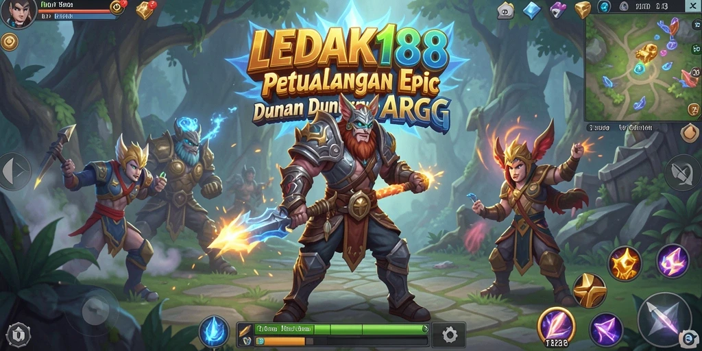 Tampilan gameplay ARPG yang seru dan mendebarkan di LEDAK188.
