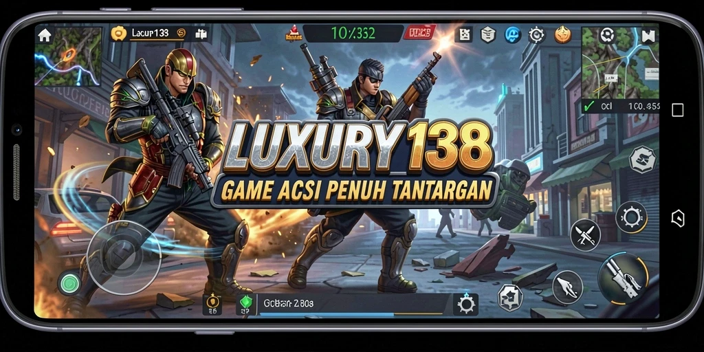 Tangkapan layar menunjukkan momen aksi mendebarkan dari LUXURY138.