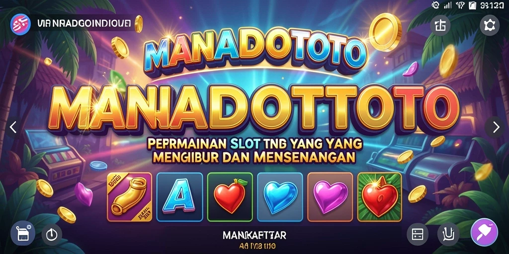 Tampilan gameplay Slot yang menegangkan di MANADOTOTO.