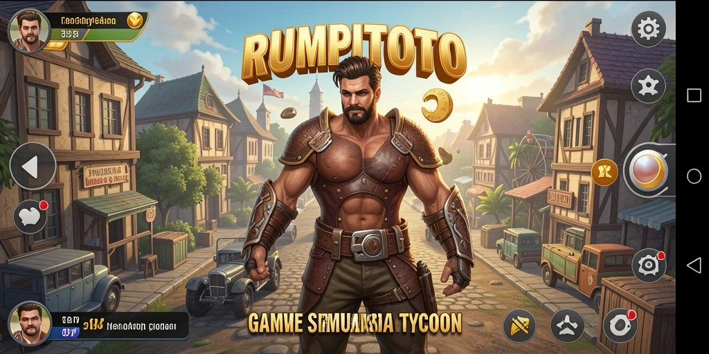 Tampilan gameplay RUMPITOTO yang menarik dan penuh warna.