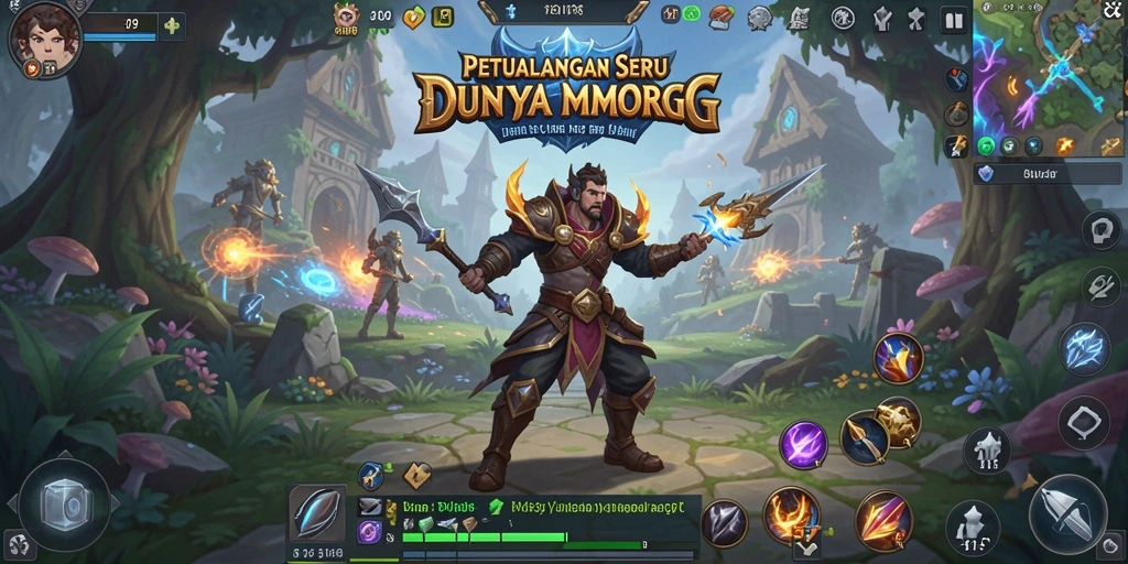 Tampilan gameplay epik dalam dunia MMORPG SVIP9.