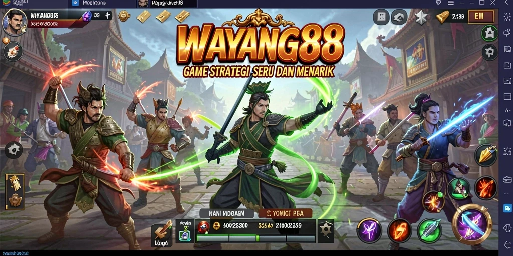 Tampilan gameplay WAYANG88 yang seru dan menantang.